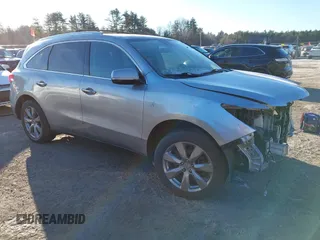2016 Acura MDX w/Advance with VIN 5FRYD4H93GB014132, listed as a IAAI auction lot 41276323 with 1 mi miles. Bid and sale history available at carsss.com. Image 1.