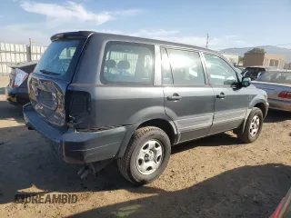 2005 Honda Pilot LX z VIN 2HKYF18165H550737, wystawiony jako Copart lot #52793585 z przebiegiem 229 982 mil mil oraz Szkoda całkowita • Salvage title. Historia ofert i sprzedaży dostępna na DreamBid. Obrazek 3.