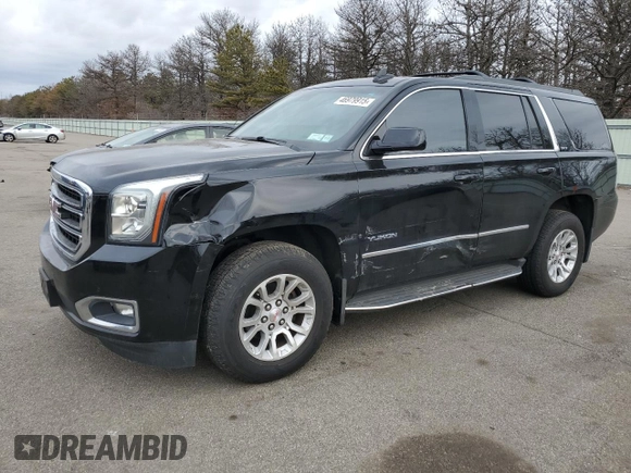 2018 GMC Yukon SLT Standard Edition with VIN 1GKS2DKC7JR367643, listed as a Copart auction lot 46979915 with 90,548 mi miles and Salvage Title. Bid and sale history available at carsss.com. Image 1.