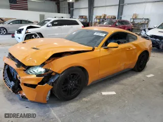 2018 Ford Mustang EcoBoost with VIN 1FA6P8TH3J5104031, listed as a Copart auction lot 88488705 with 96,458 mi miles and Salvage Title. Bid and sale history available at carsss.com. Image 1.