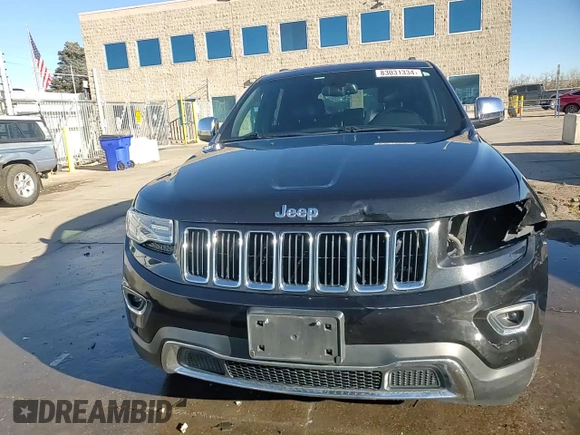 2015 Jeep Grand Cherokee Limited with VIN 1C4RJFBGXFC785555, listed as a Copart auction lot 83031334 with 94,289 mi miles and Salvage Title. Bid and sale history available at carsss.com. Image 15.