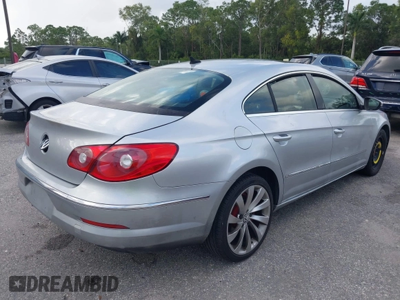 2011 Volkswagen CC Lux with VIN WVWHN7AN0BE725563, listed as a IAAI auction lot 40748808 with 136,091 mi miles and . Bid and sale history available at DreamBid. Image 4.