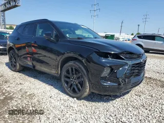 2024 Chevrolet Blazer RS with VIN 3GNKBKRS3RS138082, listed as a Copart auction lot 62945315 with 25,459 mi miles and Salvage title. Bid and sale history available at DreamBid. Image 4.