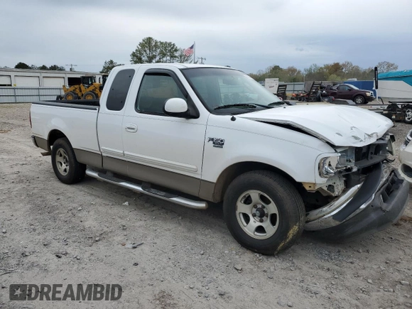 2002 Ford F-150 XL with VIN 1FTRX17WX2KC49979, listed as a Copart auction lot 50528355 with 0 mi miles and Salvage Title. Bid and sale history available at carsss.com. Image 4.