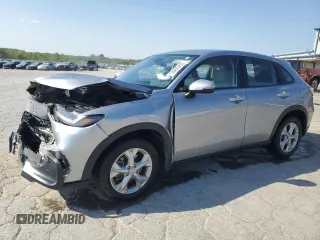 2023 Honda HR-V LX with VIN 3CZRZ1H36PM742938, listed as a Copart auction lot 53495485 with 25,347 mi miles and Salvage title. Bid and sale history available at DreamBid. Image 1.