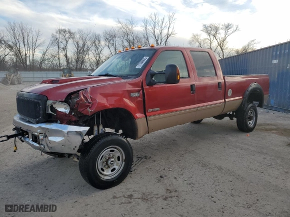 2003 Ford Super Duty F-350 SRW XL with VIN 1FTSW31P43EB61530, listed as a Copart auction lot 87588995 with 262,641 mi miles and Non Repairable. Bid and sale history available at carsss.com. Image 1.