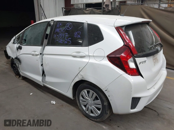 2016 Honda Fit LX with VIN JHMGK5H5XGX021847, listed as a IAAI auction lot 41651588 with 18,140 mi miles. Bid and sale history available at carsss.com. Image 3.