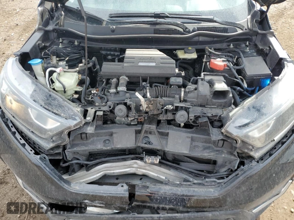 2019 Honda CR-V EX-L with VIN JHLRW2H88KX019694, listed as a Copart auction lot 46899205 with 43,403 mi miles and Salvage Title. Bid and sale history available at DreamBid. Image 12.