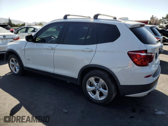 2012 BMW X3 28i with VIN 5UXWX5C56CL725341, listed as a Copart auction lot 52649105 with 97,855 mi miles and Salvage Title. Bid and sale history available at DreamBid. Image 2.