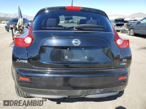 2014 Nissan Juke SV with VIN JN8AF5MR0ET355009, listed as a Copart auction lot 47215825 with 105,129 mi miles and Salvage Title. Bid and sale history available at carsss.com. Image 6.