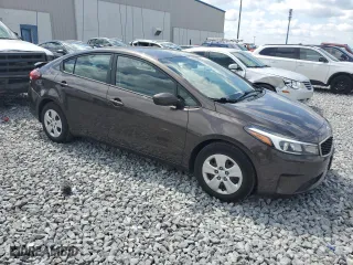 2017 Kia Forte LX with VIN 3KPFK4A73HE099214, listed as a Copart auction lot 52723585 with 45,121 mi miles and Salvage Title. Bid and sale history available at carsss.com. Image 4.