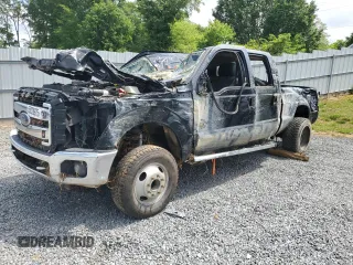 2015 Ford F-350 Platinum with VIN 1FT8W3BT1FEA38732, listed as a Copart auction lot 55020975 with Not Provided miles and Salvage Title. Bid and sale history available at DreamBid. Image 1.