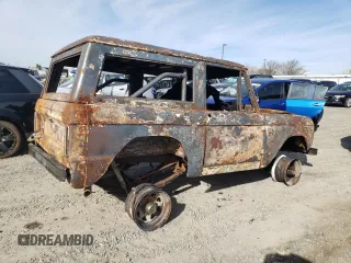 1969 Ford Bronco z VIN U15GLF78758, wystawiony jako Copart lot #47116955 z przebiegiem Nie podano mil oraz Nie do naprawy • Non repairable. Historia ofert i sprzedaży dostępna na DreamBid. Obrazek 3.