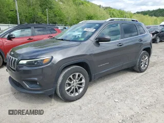 2019 Jeep Cherokee Altitude with VIN 1C4PJMLB0KD192192, listed as a Copart auction lot 55440485 with 132,164 mi miles and Salvage title. Bid and sale history available at DreamBid. Image 1.