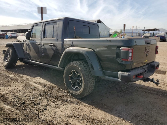 2020 Jeep Gladiator Rubicon with VIN 1C6JJTBG6LL102832, listed as a Copart auction lot 88780025 with 91,948 mi miles and Salvage Title. Bid and sale history available at carsss.com. Image 2.