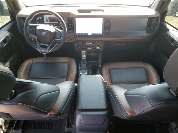 2024 Ford Bronco Outer Banks with VIN 1FMEE8BP4RLA20694, listed as a Copart auction lot 74290774 with 12,707 mi miles and Salvage Title. Bid and sale history available at DreamBid. Image 8.