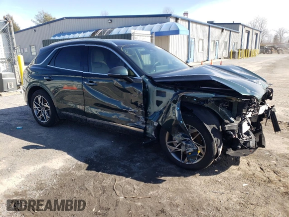 2023 Genesis GV70 2.5T with VIN KMUMADTB9PU081213, listed as a Copart auction lot 45577745 with 39,915 mi miles and Salvage Title. Bid and sale history available at carsss.com. Image 4.