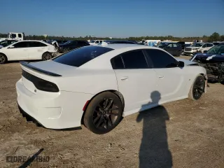 2020 Dodge Charger Scat Pack Widebody with VIN 2C3CDXGJ2LH174021, listed as a Copart auction lot 79707354 with 58,817 mi miles and Non Repairable. Bid and sale history available at carsss.com. Image 3.