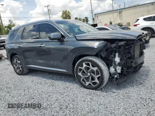 2022 Hyundai Palisade Calligraphy z VIN KM8R74HE7NU449391, wystawiony jako Copart lot #58730395 z przebiegiem 51 533 mil mil oraz Szkoda całkowita • Salvage title. Historia ofert i sprzedaży dostępna na DreamBid. Obrazek 4.