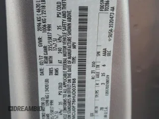2017 Ford Escape S z VIN 1FMCU0F76HUD03788, wystawiony jako Copart lot #58534315 z przebiegiem 64 723 mil mil oraz Szkoda całkowita • Salvage title. Historia ofert i sprzedaży dostępna na DreamBid. Obrazek 13.