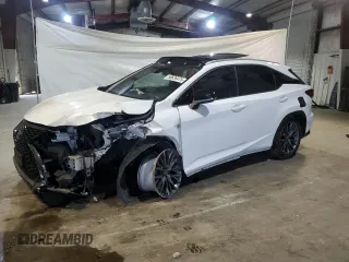 2020 Lexus RX 350 F Sport Performance with VIN 2T2YZMDA5LC237737, listed as a Copart auction lot 58636475 with 86,257 mi miles and Salvage title. Bid and sale history available at DreamBid. Image 1.