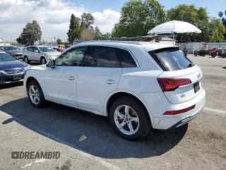 2022 Audi Q5 Premium with VIN WA1ABAFY1N2124432, listed as a Copart auction lot 46852544 with 11,442 mi miles and Salvage title. Bid and sale history available at DreamBid. Image 2.