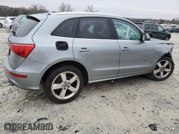 2012 Audi Q5 Premium with VIN WA1LKCFP9CA022939, listed as a Copart auction lot 45921185 with Not provided miles and Clean title. Bid and sale history available at DreamBid. Image 3.