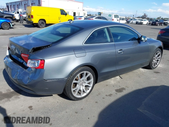 2012 Audi A5 2.0T Premium with VIN WAUCFAFR0CA003063, listed as a IAAI auction lot 41262098 with 81,145 mi miles. Bid and sale history available at carsss.com. Image 4.