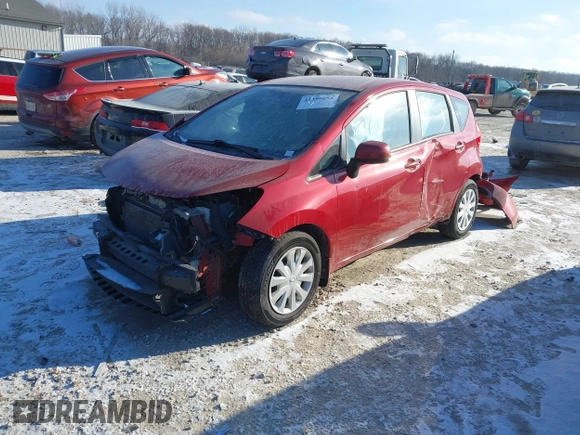 2014 Nissan Note SV with VIN 3N1CE2CPXEL382408, listed as a IAAI auction lot 41399654 with 157,736 mi miles and . Bid and sale history available at DreamBid. Image 2.