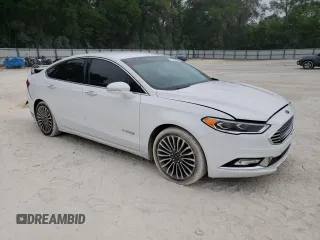 2018 Ford Fusion Hybrid Titanium with VIN 3FA6P0RU9JR147324, listed as a Copart auction lot 47387923 with 64,826 mi miles. Bid and sale history available at carsss.com. Image 4.