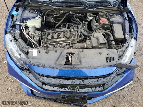 2019 Honda Civic Coupe EX with VIN 2HGFC3B33KH352595, listed as a Copart auction lot 41342935 with 78,047 mi miles and Salvage Title. Bid and sale history available at carsss.com. Image 12.