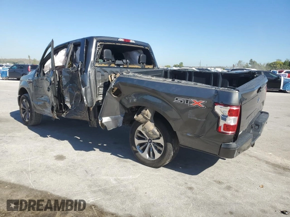 2018 Ford F-150 XL with VIN 1FTEX1CP1JKF14915, listed as a Copart auction lot 49766955 with 96,539 mi miles and Salvage Title. Bid and sale history available at carsss.com. Image 2.