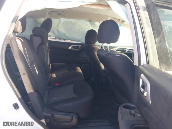 2017 Nissan Pathfinder SL with VIN 5N1DR2MN1HC627322, listed as a IAAI auction lot 41725381 with 107,934 mi miles. Bid and sale history available at carsss.com. Image 8.