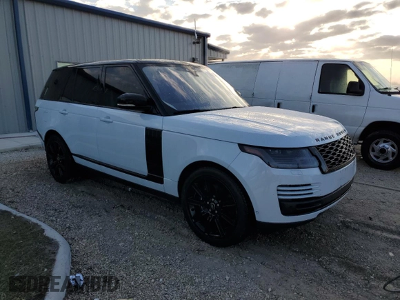 2021 Land Rover Range Rover with VIN SALGS4RY8MA447290, listed as a Copart auction lot 41995674 with 49,755 mi miles and . Bid and sale history available at DreamBid. Image 4.