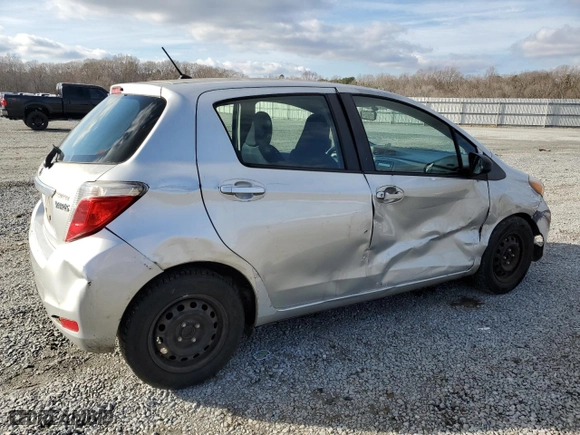 2012 Toyota Yaris L with VIN JTDKTUD38CD507298, listed as a Copart auction lot 43578355 with 216,329 mi miles and Salvage Title. Bid and sale history available at carsss.com. Image 3.