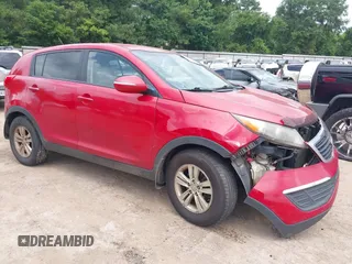 2011 Kia Sportage LX with VIN KNDPBCA23B7095593, listed as a IAAI auction lot 42653606 with 296,912 mi miles and . Bid and sale history available at DreamBid. Image 1.