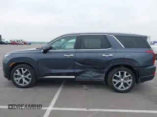 2021 Hyundai Palisade SEL with VIN KM8R4DHE0MU205427, listed as a IAAI auction lot 42436615 with 53,759 mi miles and . Bid and sale history available at DreamBid. Image 14.
