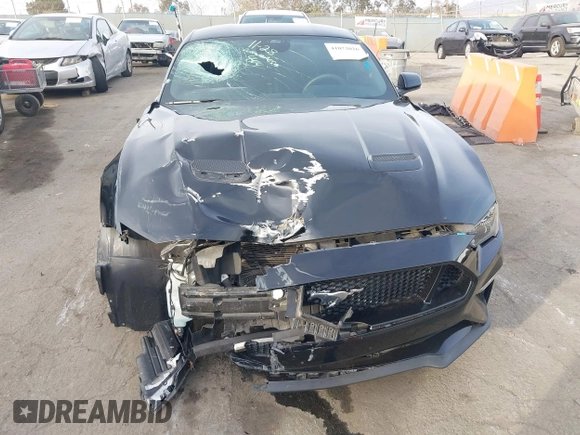 2021 Ford Mustang GT with VIN 1FA6P8CF2M5124404, listed as a IAAI auction lot 41072026 with 48,310 mi miles. Bid and sale history available at carsss.com. Image 12.