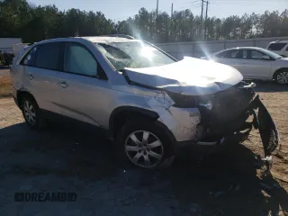 2012 Kia Sorento LX with VIN 5XYKTDA22CG243878, listed as a Copart auction lot 46580125 with 0 mi miles and Salvage Title. Bid and sale history available at carsss.com. Image 4.