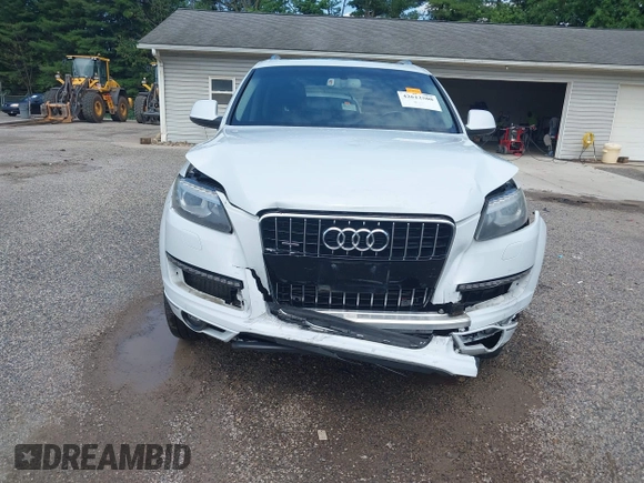 2014 Audi Q7 Premium Plus with VIN WA1LGAFE6ED015856, listed as a IAAI auction lot 42612500 with 96,946 mi miles and . Bid and sale history available at DreamBid. Image 12.