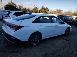 2024 Hyundai Elantra SEL with VIN KMHLM4DGXRU815811, listed as a Copart auction lot 82855944 with 4,025 mi miles and Salvage Title. Bid and sale history available at carsss.com. Image 3.