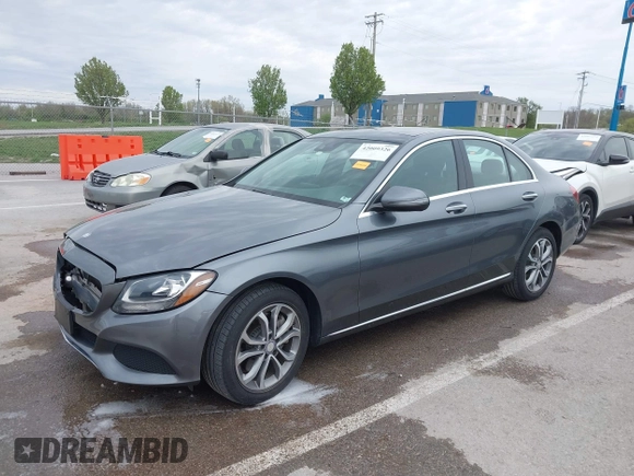 2017 Mercedes-Benz C 300 with VIN 55SWF4KB9HU193601, listed as a IAAI auction lot 42009326 with 105,258 mi miles and . Bid and sale history available at carsss.com. Image 19.