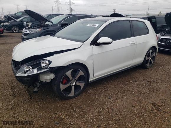 2015 Volkswagen Golf GTI S with VIN 3VWTT7AU4FM030233, listed as a Copart auction lot 78874444 with 89,876 mi miles and Salvage Title. Bid and sale history available at carsss.com. Image 1.