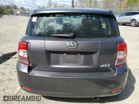 2013 Scion xD with VIN JTKKUPB40D1029237, listed as a Copart auction lot 51348465 with 167,489 mi miles and Salvage Title. Bid and sale history available at carsss.com. Image 6.