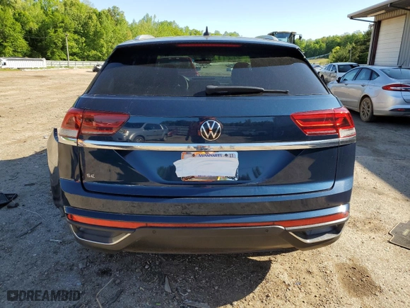 2020 Volkswagen Atlas Cross Sport 2.0T SE w/Technology with VIN 1V25C2CA5LC205330, listed as a Copart auction lot 51754254 with 74,562 mi miles and Salvage Title. Bid and sale history available at carsss.com. Image 6.