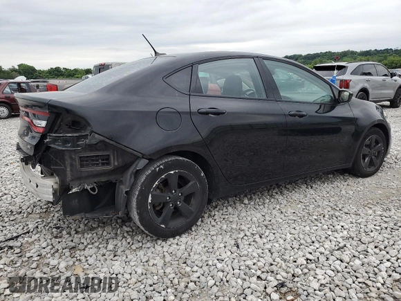 2015 Dodge Dart SXT with VIN 1C3CDFBB2FD364767, listed as a Copart auction lot 57524925 with 73,010 mi miles and Salvage title. Bid and sale history available at DreamBid. Image 3.