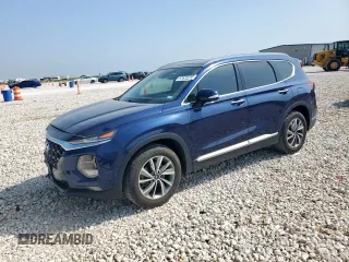 2019 Hyundai Santa Fe Limited z VIN 5NMS53AD4KH115121, wystawiony jako Copart lot #57672215 z przebiegiem 84 677 mil mil oraz Szkoda całkowita • Salvage title. Historia ofert i sprzedaży dostępna na DreamBid. Obrazek 1.
