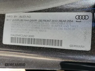 2018 Audi S7 Prestige with VIN WAU2FAFC3JN012000, listed as a Copart auction lot 57442612 with 21,198 mi miles. Bid and sale history available at carsss.com. Image 10.