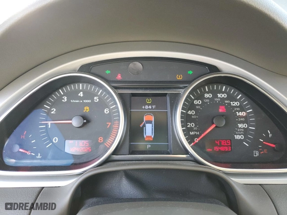 2009 Audi Q7 with VIN WA1AY74L89D010513, listed as a Copart auction lot 42303495 with 154,893 mi miles and Salvage Title. Bid and sale history available at carsss.com. Image 9.