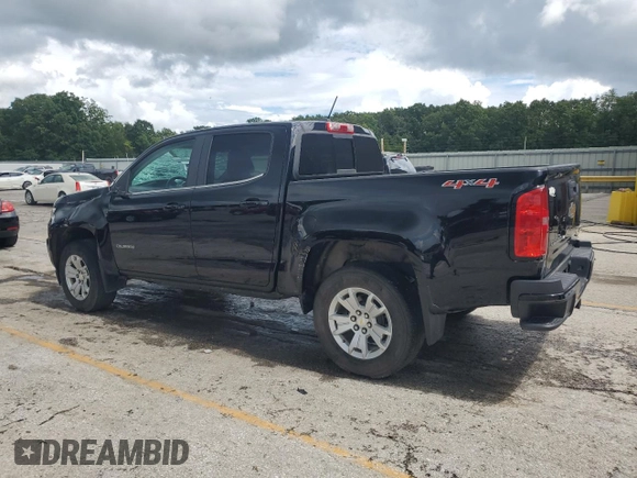 2019 Chevrolet Colorado 4WD LT with VIN 1GCGTCENXK1134524, listed as a Copart auction lot 60968805 with 118,049 mi miles and Salvage title. Bid and sale history available at DreamBid. Image 2.